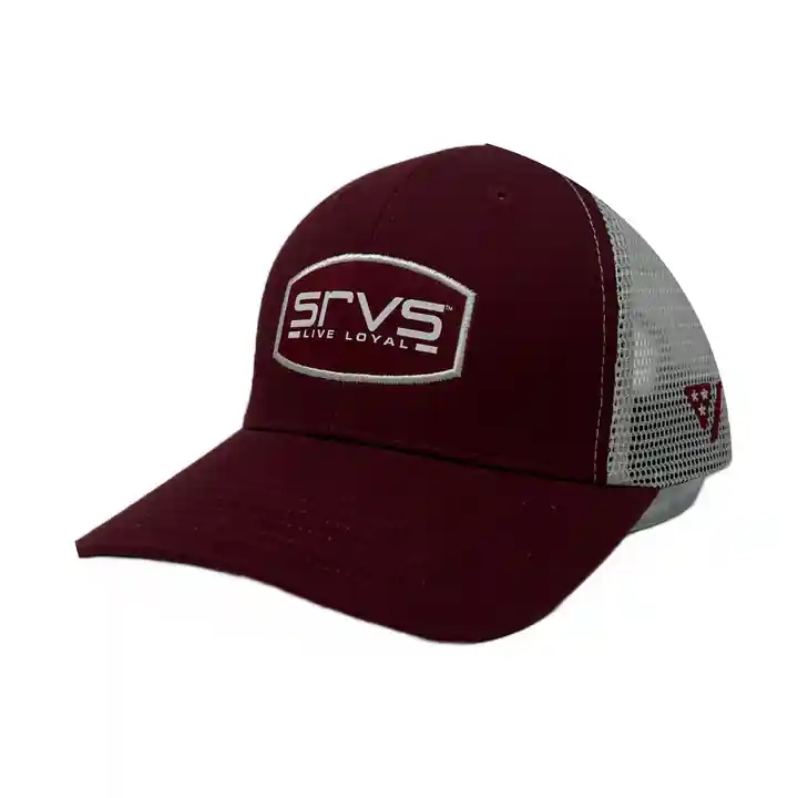SRVS Fort Benning Classic Trucker Hat - Maroon