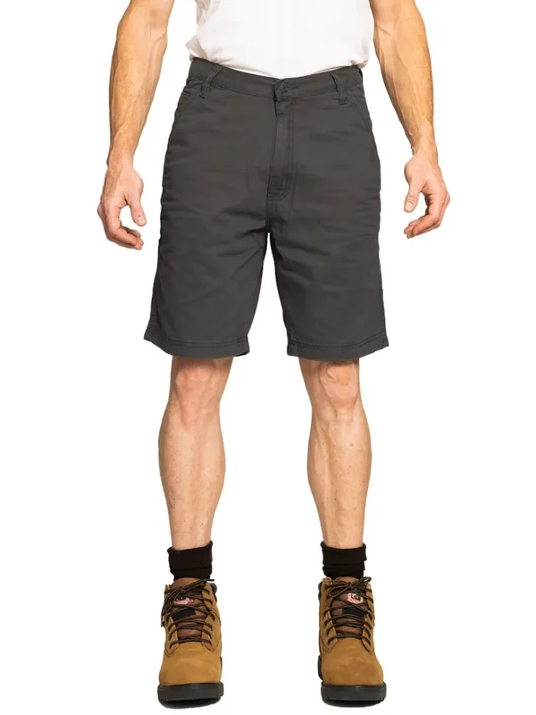 Full Blue Men‘s Twill Work Short Grey
