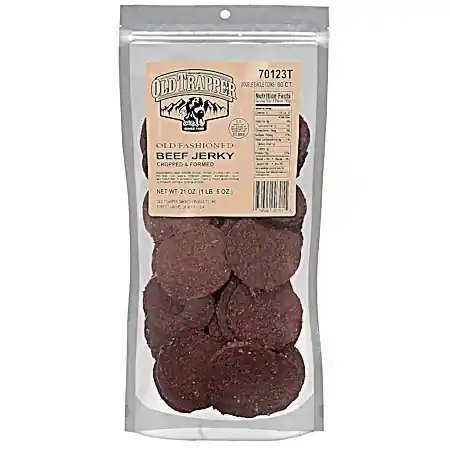 Old Trapper Old Fashioned Traditional Style Double Eagle Coined Beef Jerky 21oz
