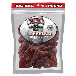 Old Trapper Peppered Traditional Style Beef Jerky 4oz