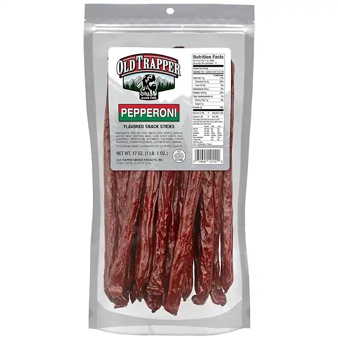 Old Trapper Pepperoni Snack Sticks 17oz