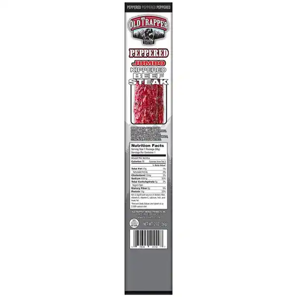 Old Trapper Peppered Kippered Beef Steak 2oz