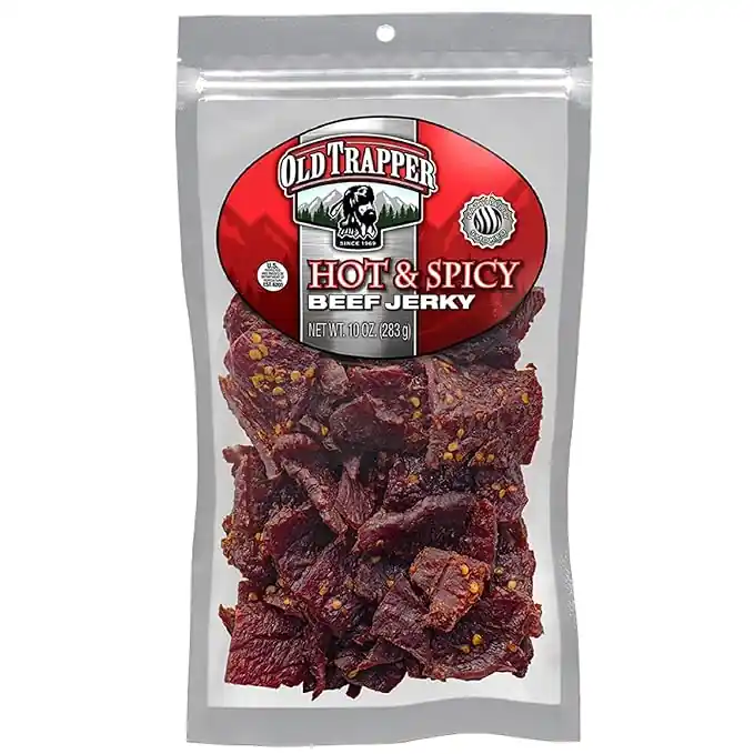 Old Trapper Hot & Spicy Beef Jerky 10oz