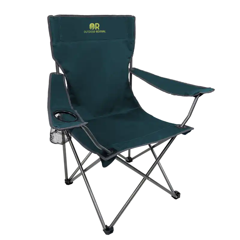 Outdoor Revival Basic Quad Chair, Blue