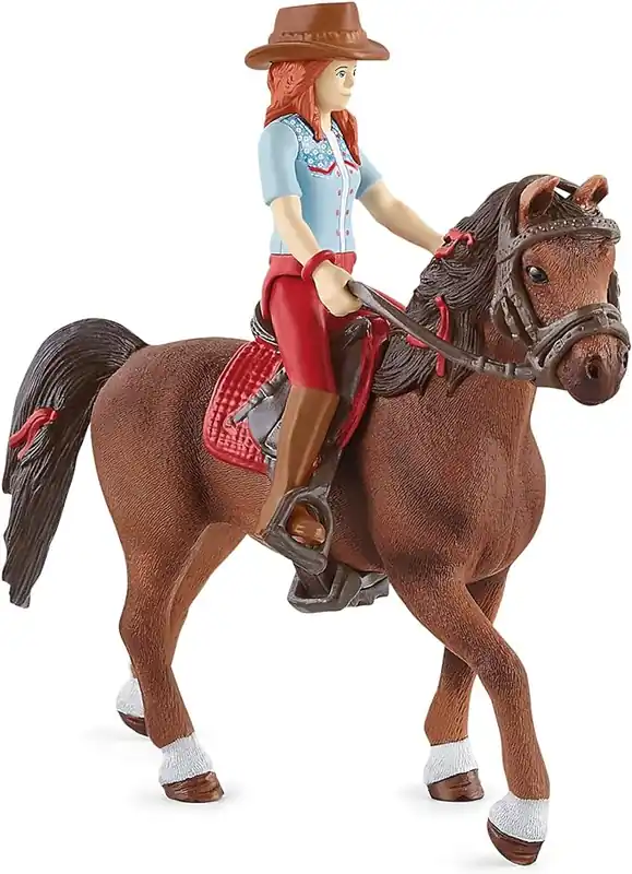 Schleich Horse Club Hannah & Cayenne Toy Figurine 42539