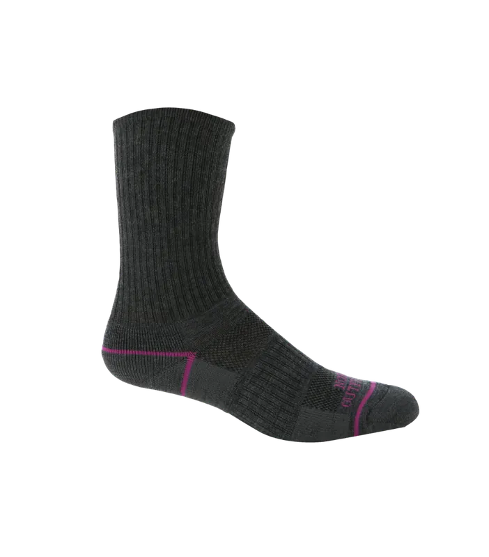 Noble Outfitters 61068-017 Women‘s Motion Merino Crew Sock 2Pk Charcoal Medium