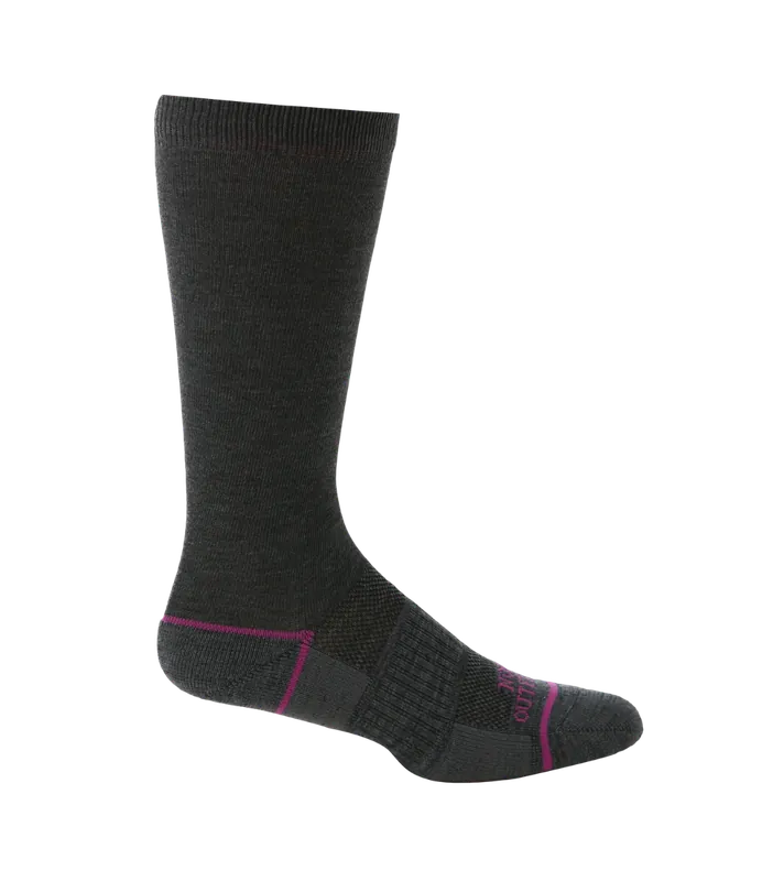 Noble Outfitters 61069-017 Women‘s Motion Merino Over the Calf Boot Sock 2PK Charcoal Medium