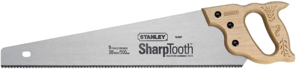 Stanley 15-087 20 in 9 pt. Short Cut Saw