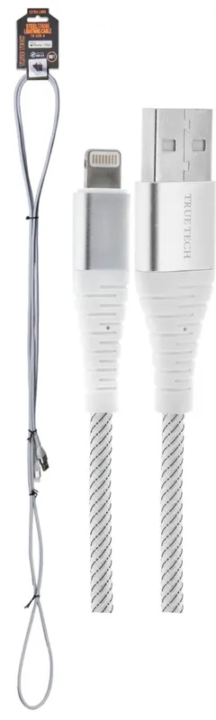 True Tech SteelStrong Lightning to USB Cable 10 FT - Hang Tag
