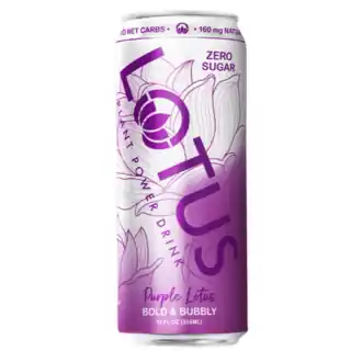 Lotus Plant Power Boysenberry Flavor Purple Lotus Drink - Single 12oz