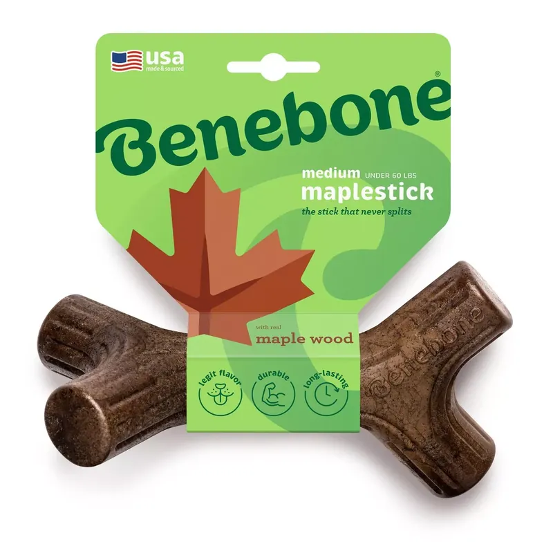 Benebone Maplestick Maple Flavored Dog Chew Toy - Medium