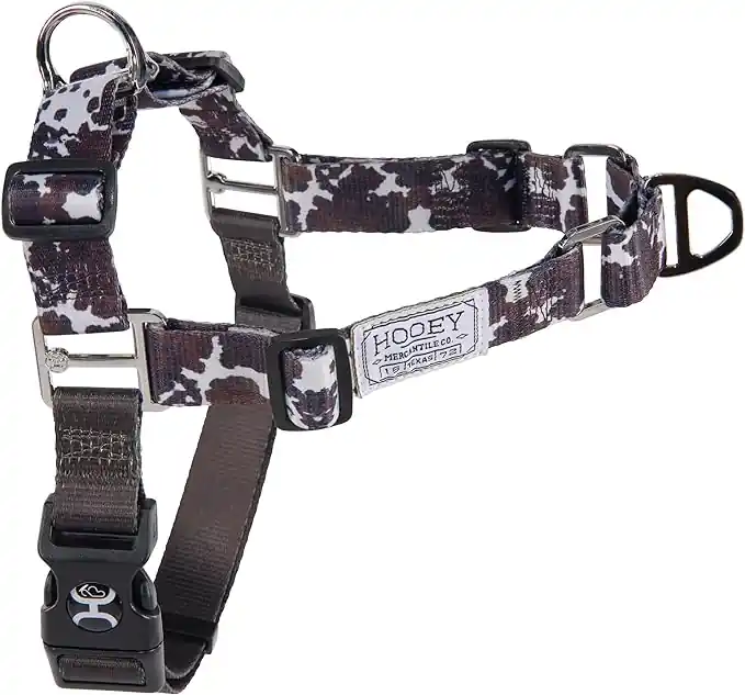 Hooey Nomad Dog Harness - Cow Print