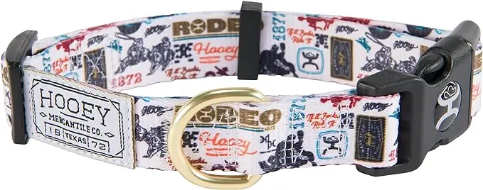 Hooey Nomad Dog Collar - Hooey Rodeo Print