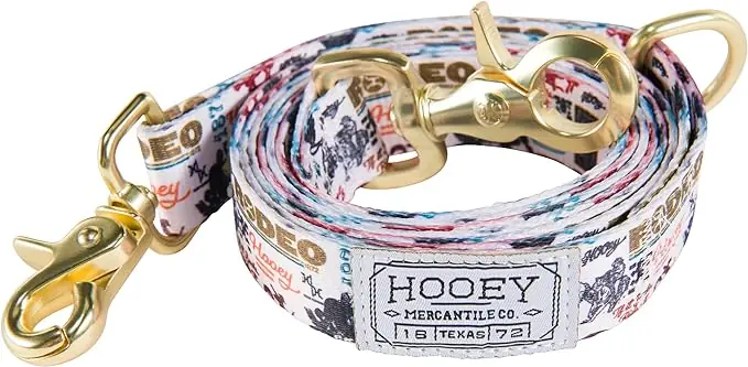 Hooey Nomad Dog Leash - Hooey Rodeo Print