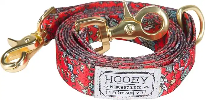 Hooey Nomad Dog Leash - Western Floral Print