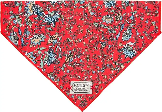 Hooey Nomad Dog Bandana - Western Floral Print