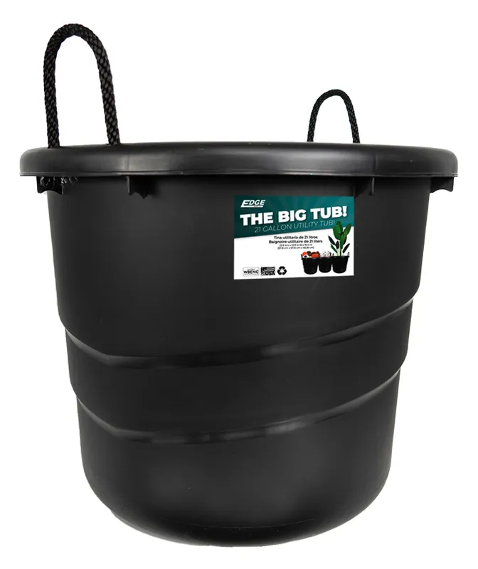 Edge Plastic The Big Tub - 21 Gallons