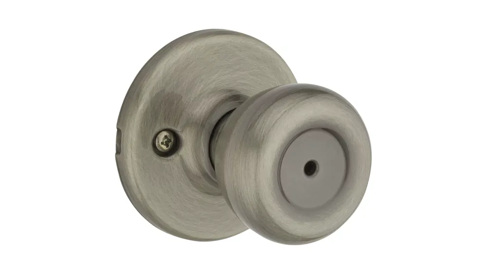 Kwikset Tylo Antique Brass Bed & Bath Privacy Door Knob 300T 5 CP RCL RCS