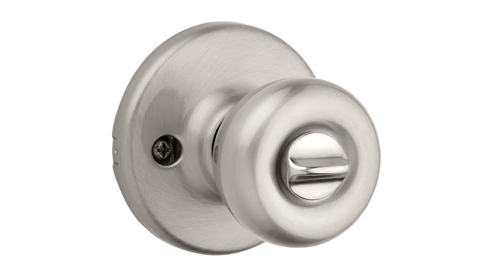 Kwikset Tylo Satin Nickle Keyed w/ Pin & Tumbler Door Knob 400T-15 CP