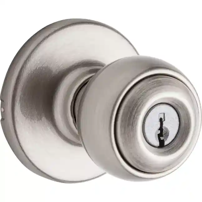Kwikset Polo Nickle Satin Keyed Door Knob 400P15CPK6
