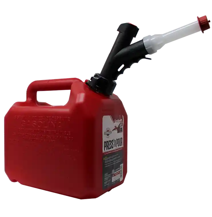 Garage Boss Press ‘N Pour 2+ Gallon Gas Can
