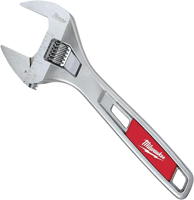 Milwaukee 8 in. Wide Jaw Adjustable Wrench