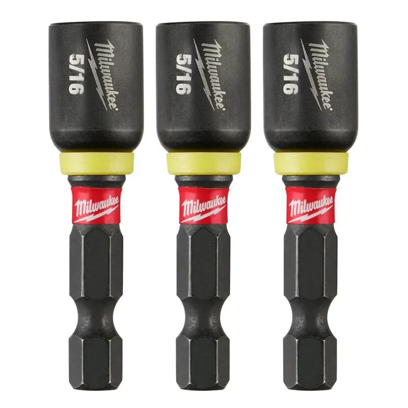 Milwaukee 49-66-4523 SHOCKWAVE 1-7/8 in. Magnetic Nut Driver 5/16" 3pk