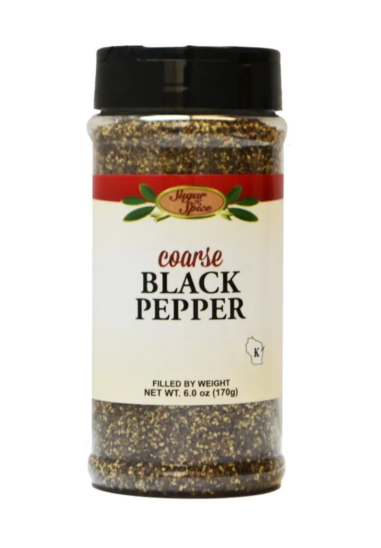 Sugar N‘ Spice Coarse Black Pepper 6.0oz F2002-8