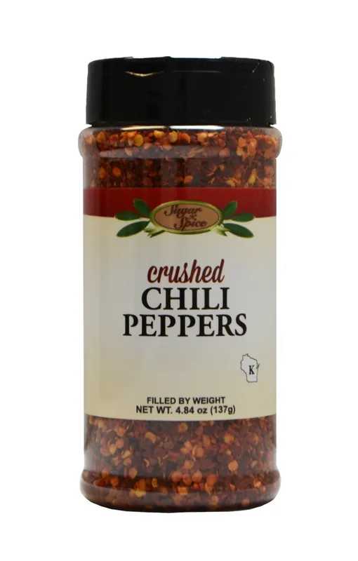 Sugar N‘ Spice Crushed Chili Peppers 4.84oz F070-8