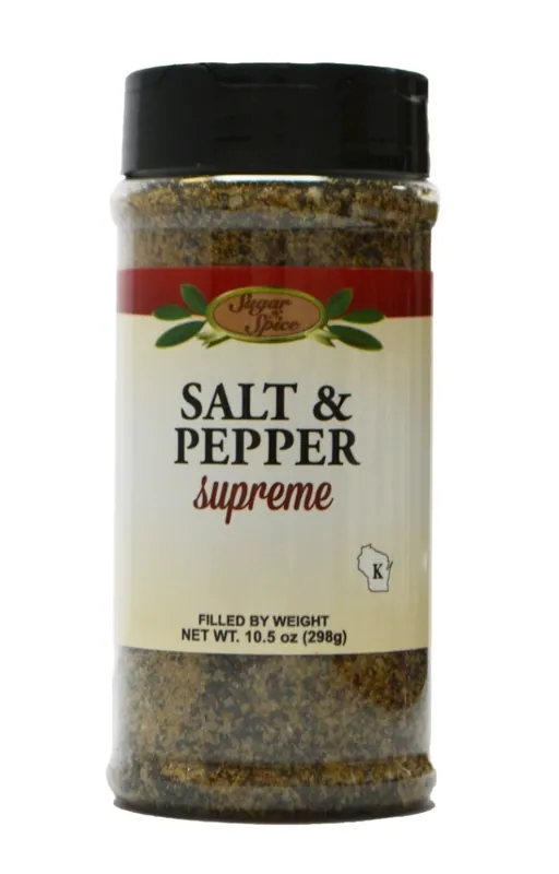 Sugar N‘ Spice Salt and Pepper Supreme Seasoning 10.5oz F2024-8