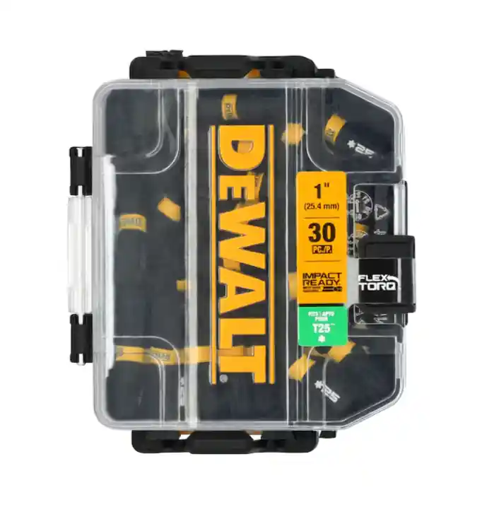 DeWalt DWAF1TX25IR30 FlexTorq 1/4-in x 1-in Torx Impact Driver Bit T25 (30-Piece)
