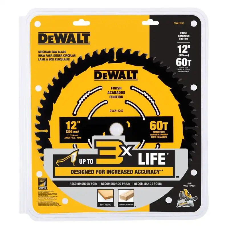 DeWalt Circular Saw Blade 12in 60T DWA11260