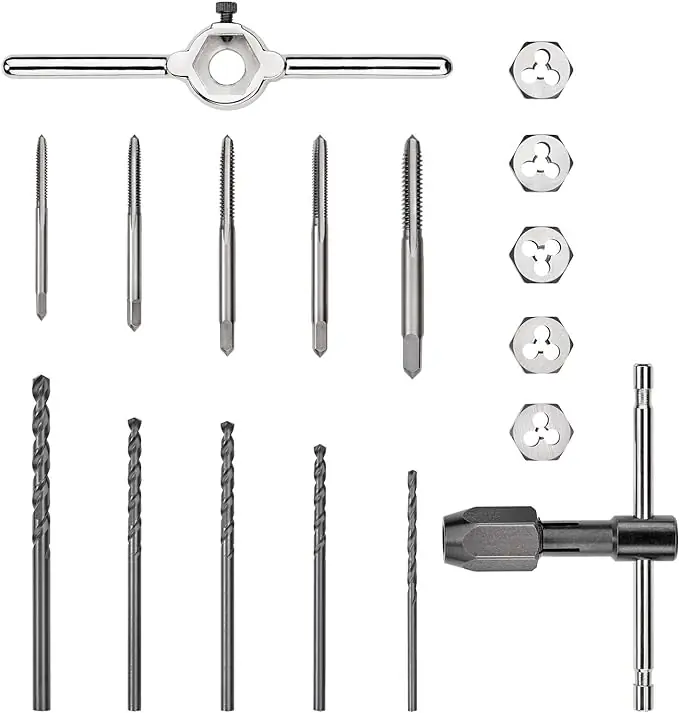 DeWalt Fractional Tap and Die Set,17 pcs. DWA1451