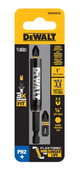 DeWalt DWAFIRDG Magnetic Screwdriving Bit Drive Guide Individual PH2