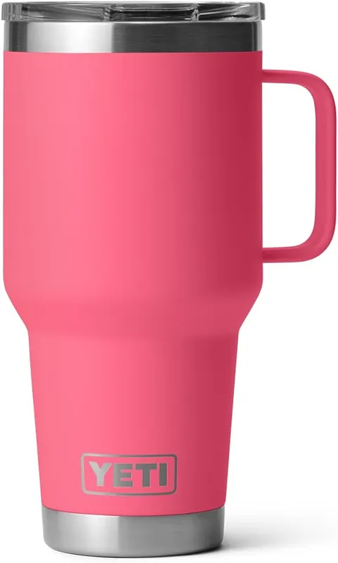 YETI 30 oz. Rambler Travel Mug with Stronghold Lid - Tropical Pink
