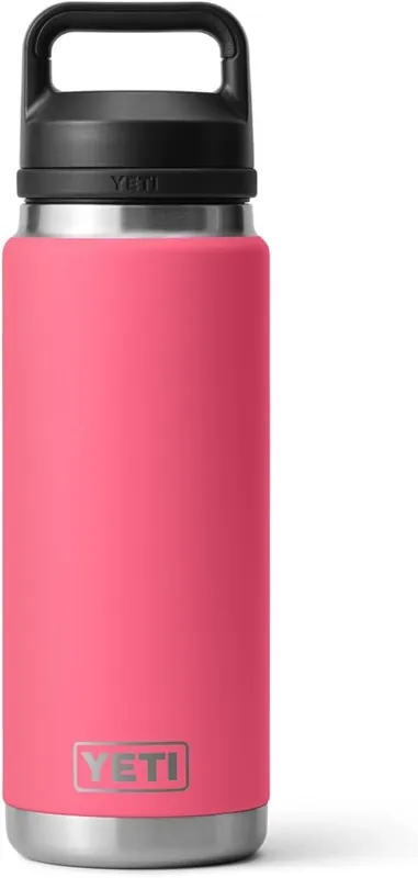 YETI 26 oz. Rambler Bottle with Chug Cap - Tropical Pink