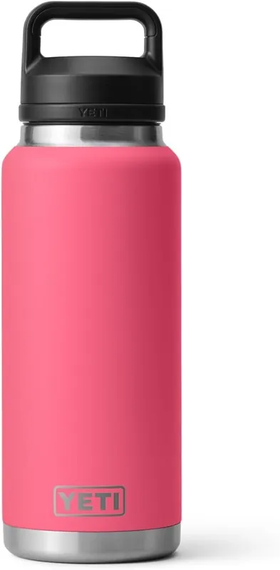 YETI 36 oz. Rambler Bottle with Chug Cap - Tropical Pink