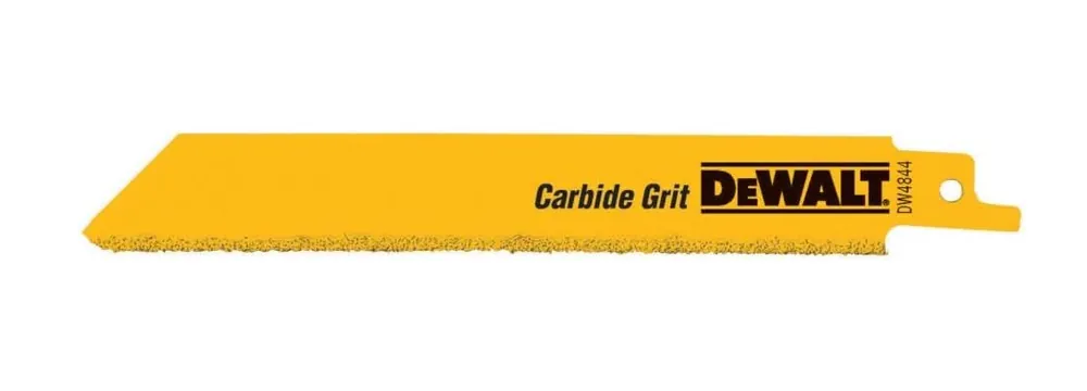 DEWALT DW4843 8 Carbide-coated Reciprocating Saw Blade (5-Pk.)