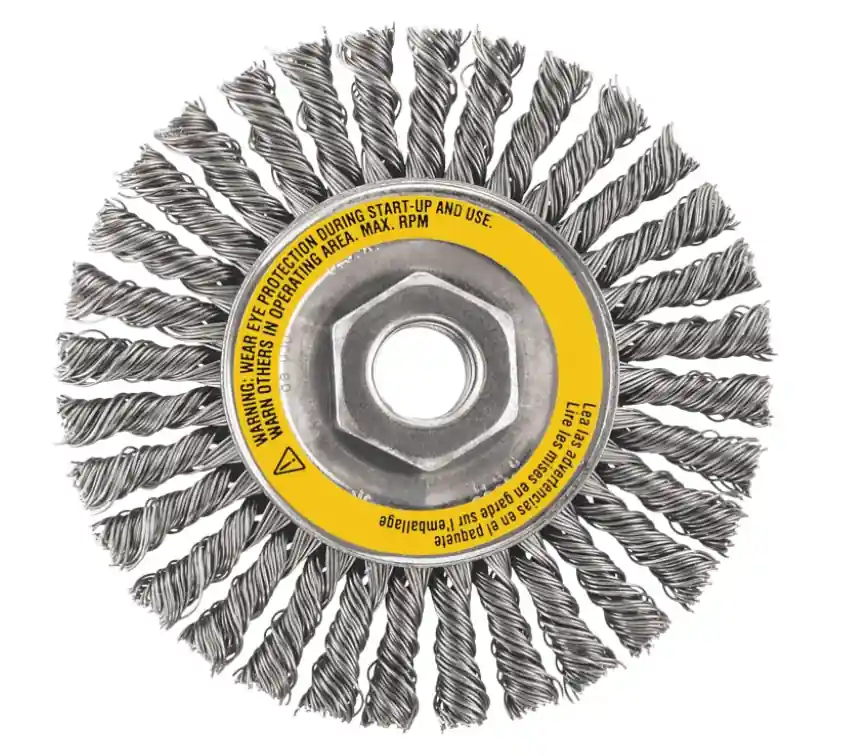 DEWALT DW49202B 6-1/2-Inch by 5/8-Inch-11 HP .020 Carbon Stringer Wire Wheel