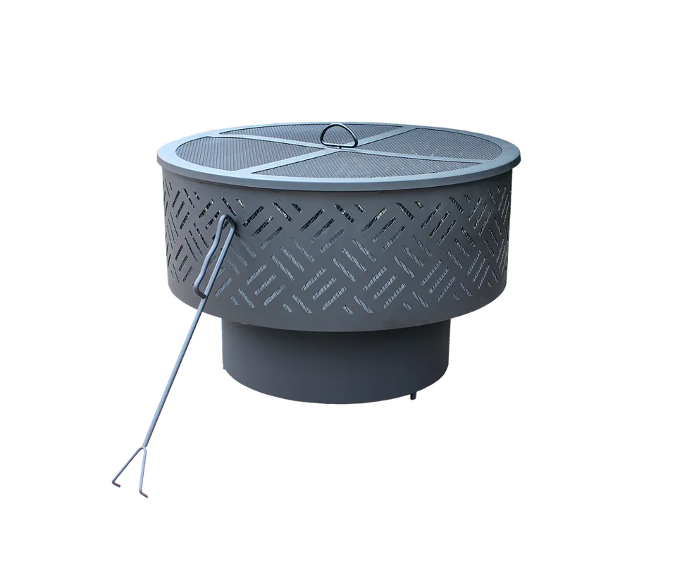 Livingscape 25" Round Steel Fire Pit