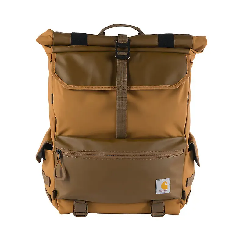 Carhartt B0000418 40L Nylon Roll-Top Backpack Brown