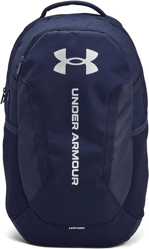 Under Armour Hustle 6.0 Backpack Midnight Navy/Metallic Silver