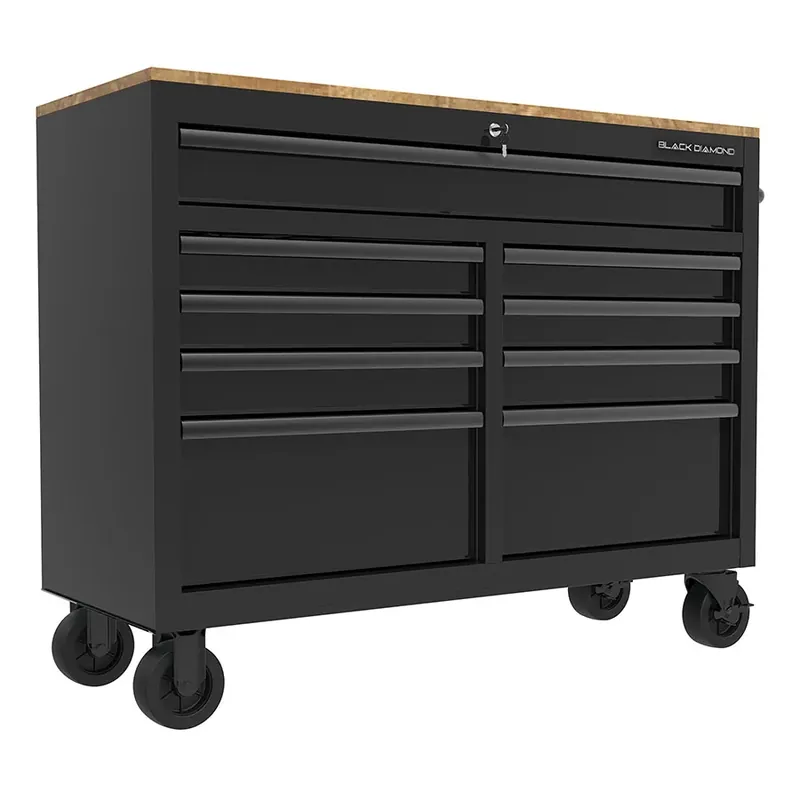 Black Diamond 9 Drawer Mobile Workbench - 46"