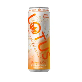Lotus Plant Power Mango Mandarine Flavor Orange Lotus Drink - Single 12oz