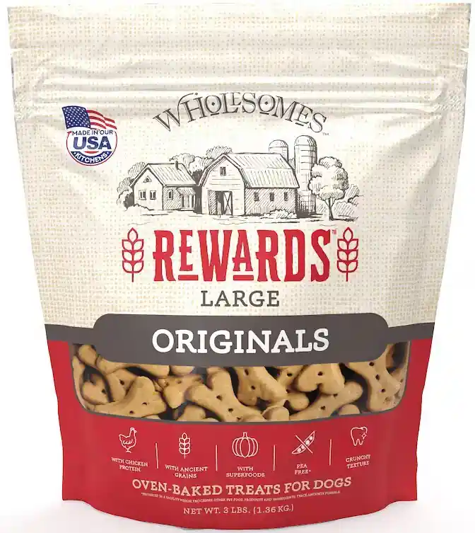 Wholesomes Rewards Large Originals Biscuit Dog Treats 3lbs