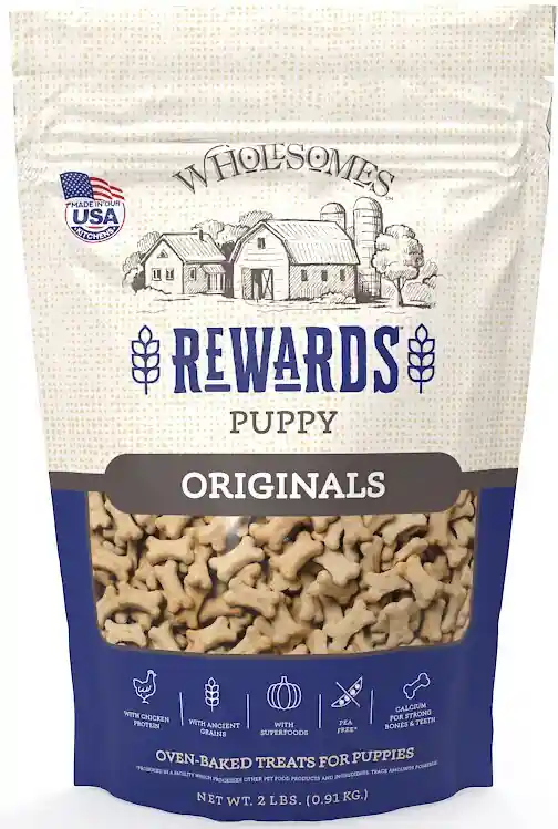 Wholesomes Rewards Puppy Originals Biscuit Dog Treats 2lbs