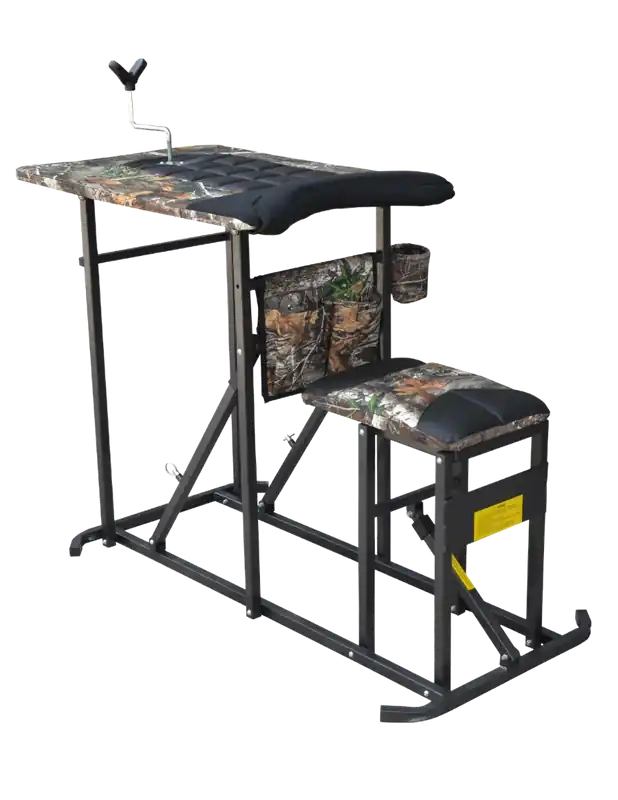 Deluxe Folding Shooting Bench - Camo