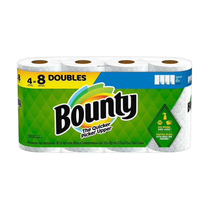 Bounty Select-A-Size Double Rolls Paper Towels, 4 Ct