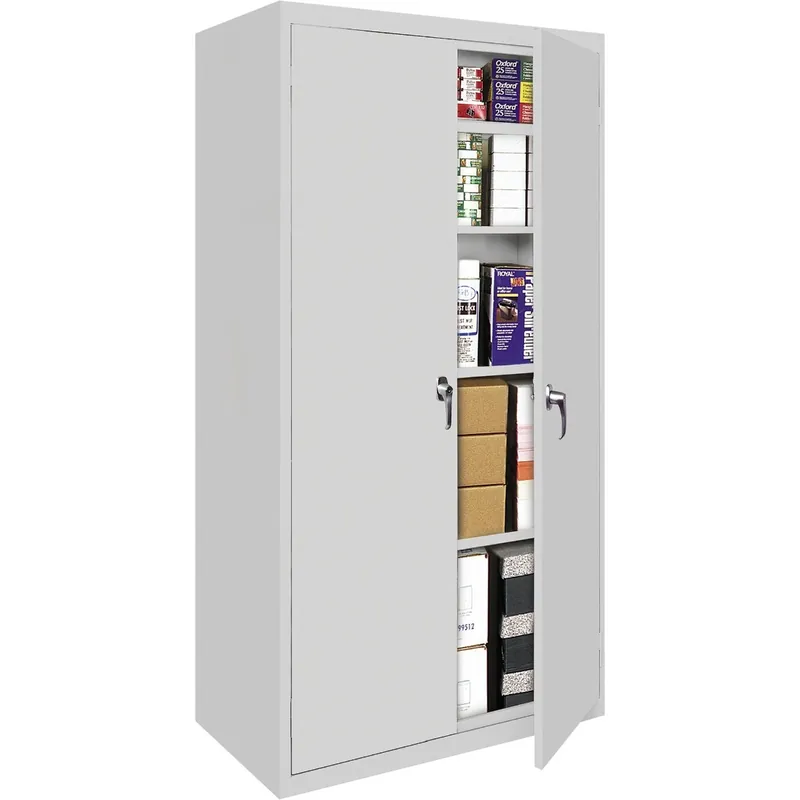 Steel Cabinet 24 ga. Steel Storage Cabinet, 36" W, 72" H