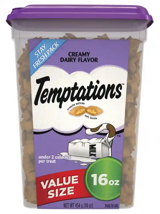 Temptations Dairy Value Pack Adult Dry Cat Treats 16oz